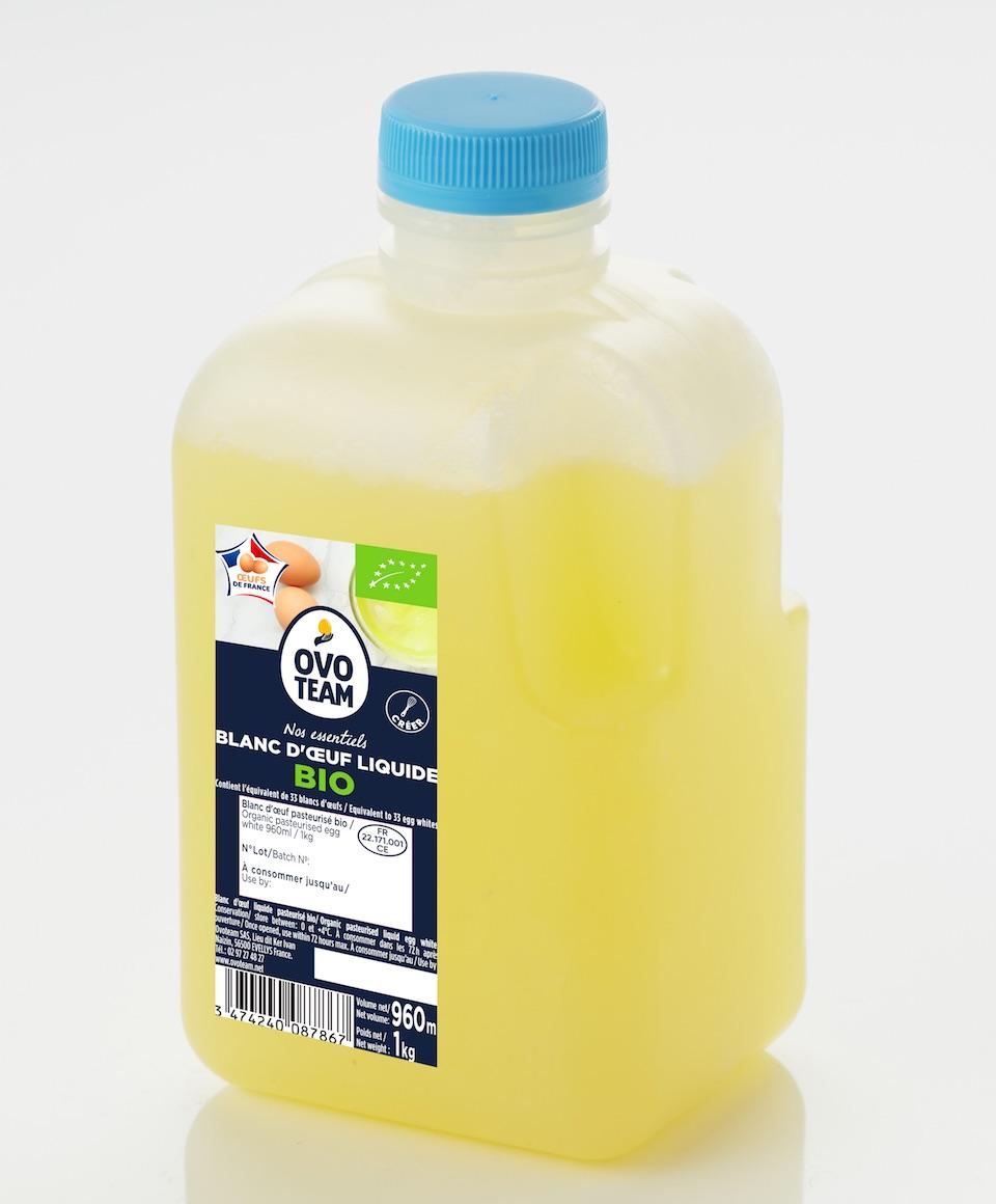 Blanc d’œuf liquide bio 500 g